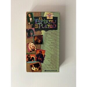 El Espíritu de un Pueblo VHS Banco Popular Puerto Rico Latin Music TV Especial